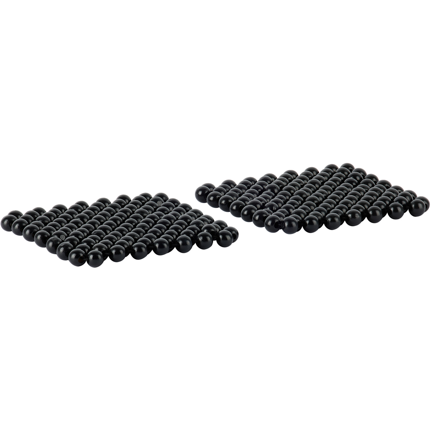  Pien Studios Black Small Lacquer Coaster Set 