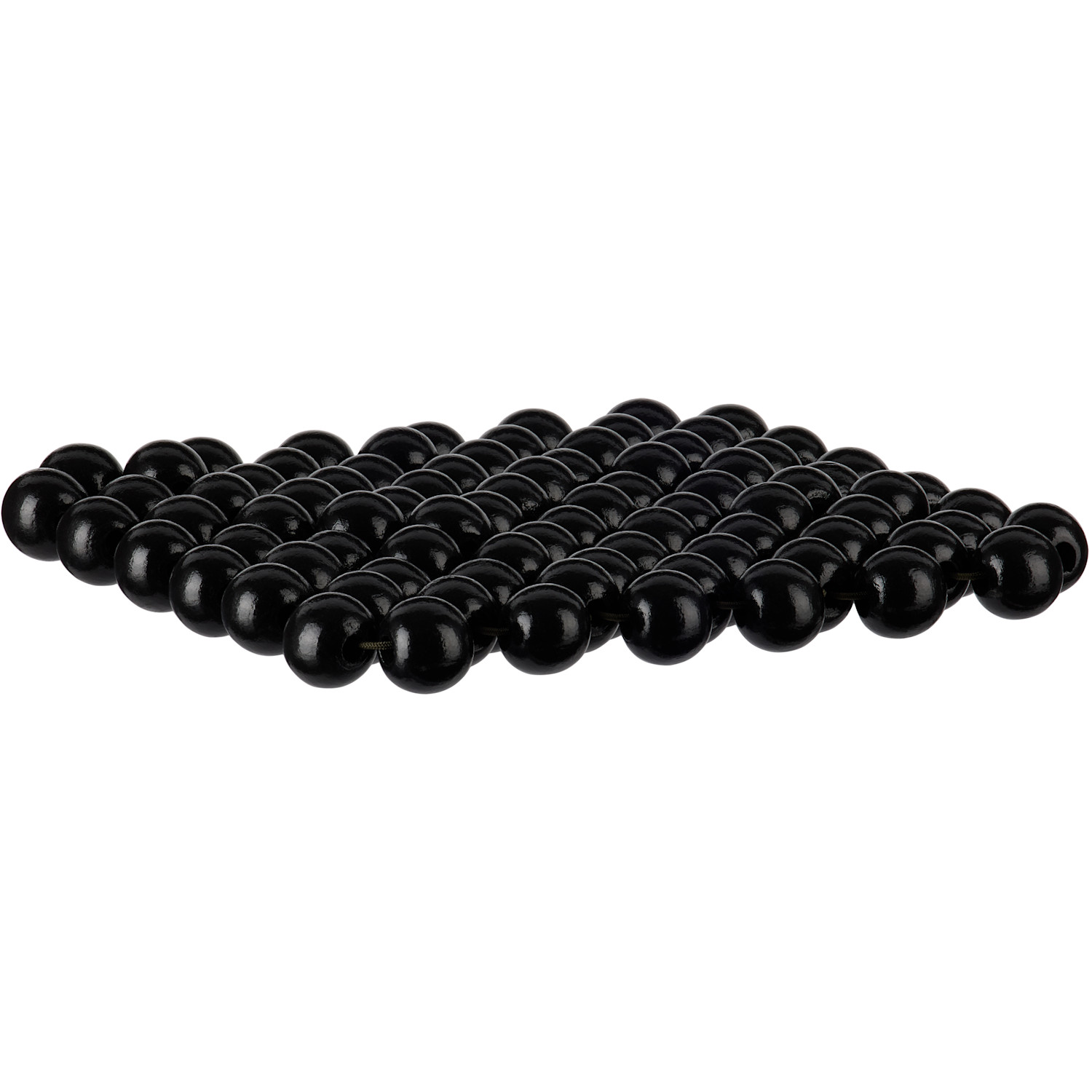  Pien Studios Ssense Exclusive Black Glossy Beads Large Coaster 