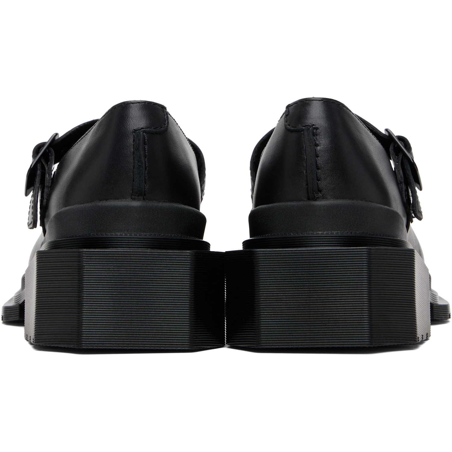  Dr. Martens Black Maybole Square Toe Mary Jane Heels 