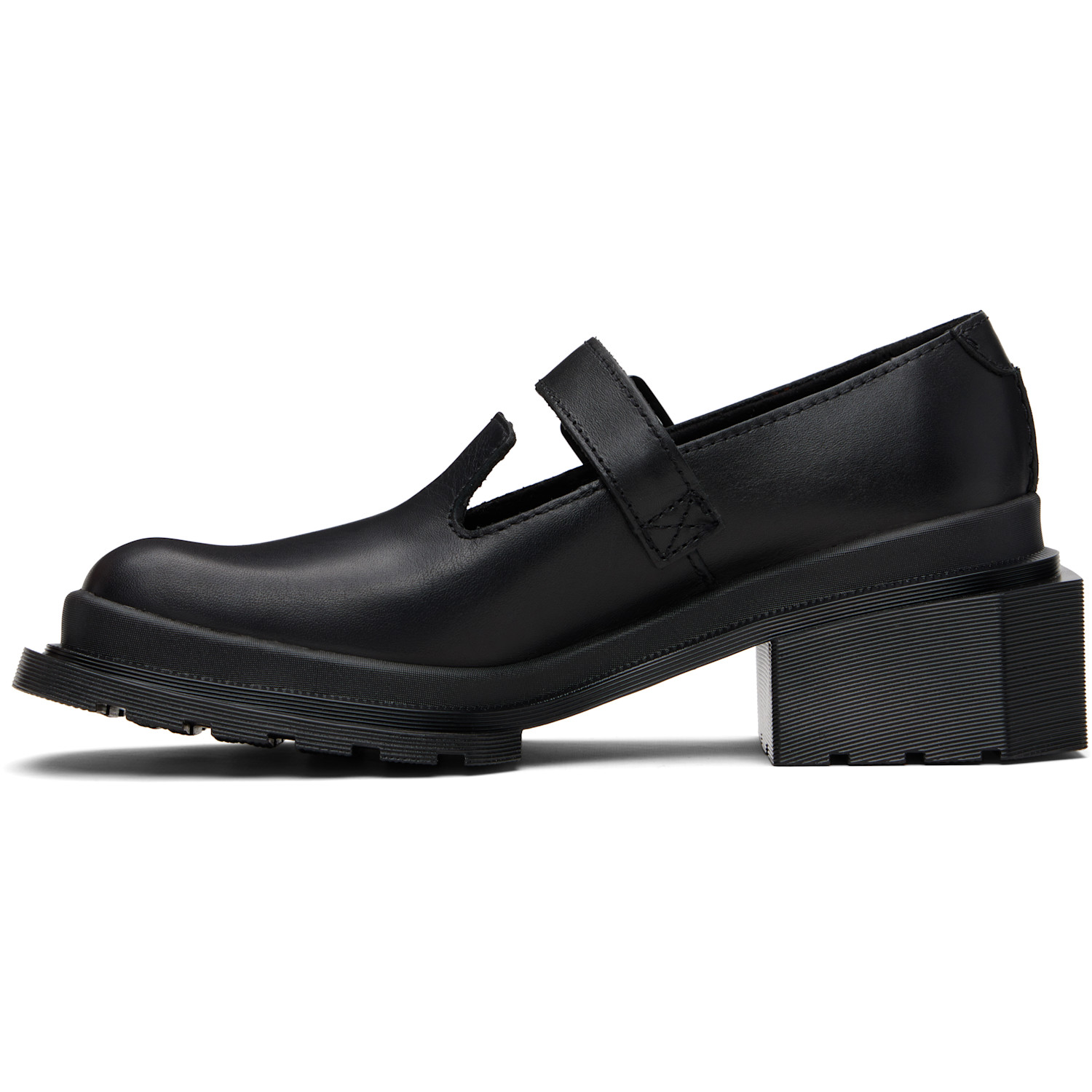  Dr. Martens Black Maybole Square Toe Mary Jane Heels 