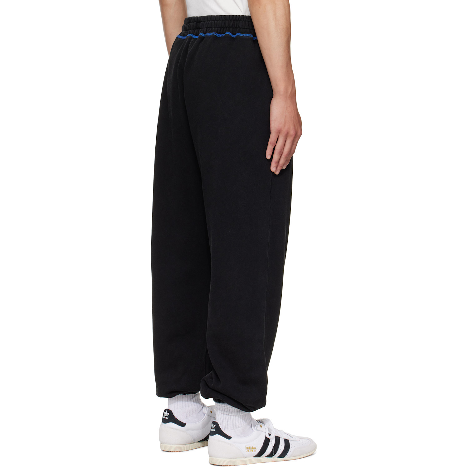  Silas Black Circle Logo Sweatpants 