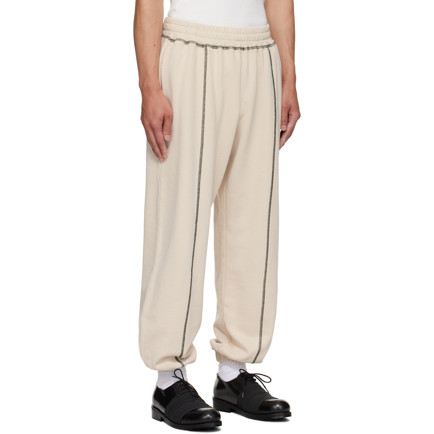  Silas Off-white Embroidered-logo Sweatpants 