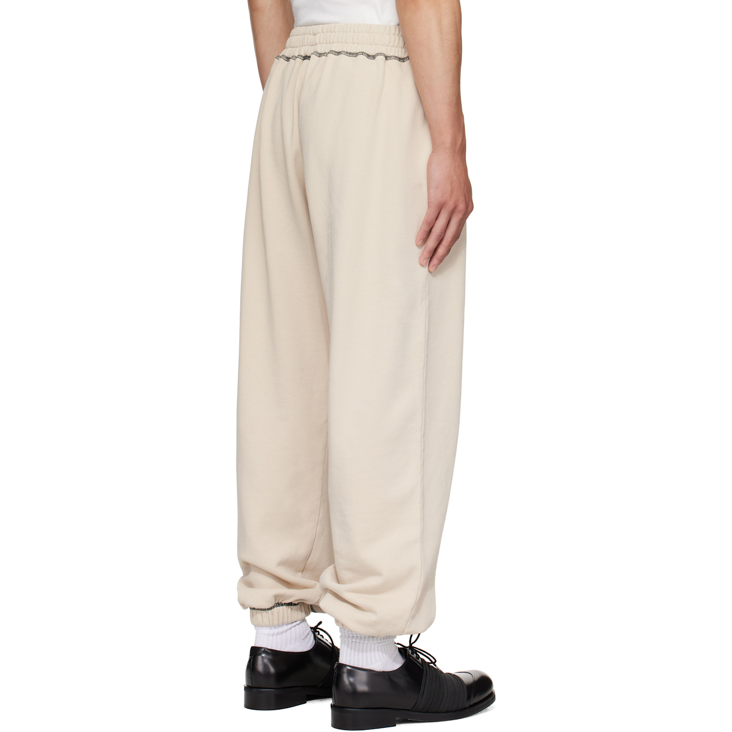  Silas Off-white Embroidered-logo Sweatpants 