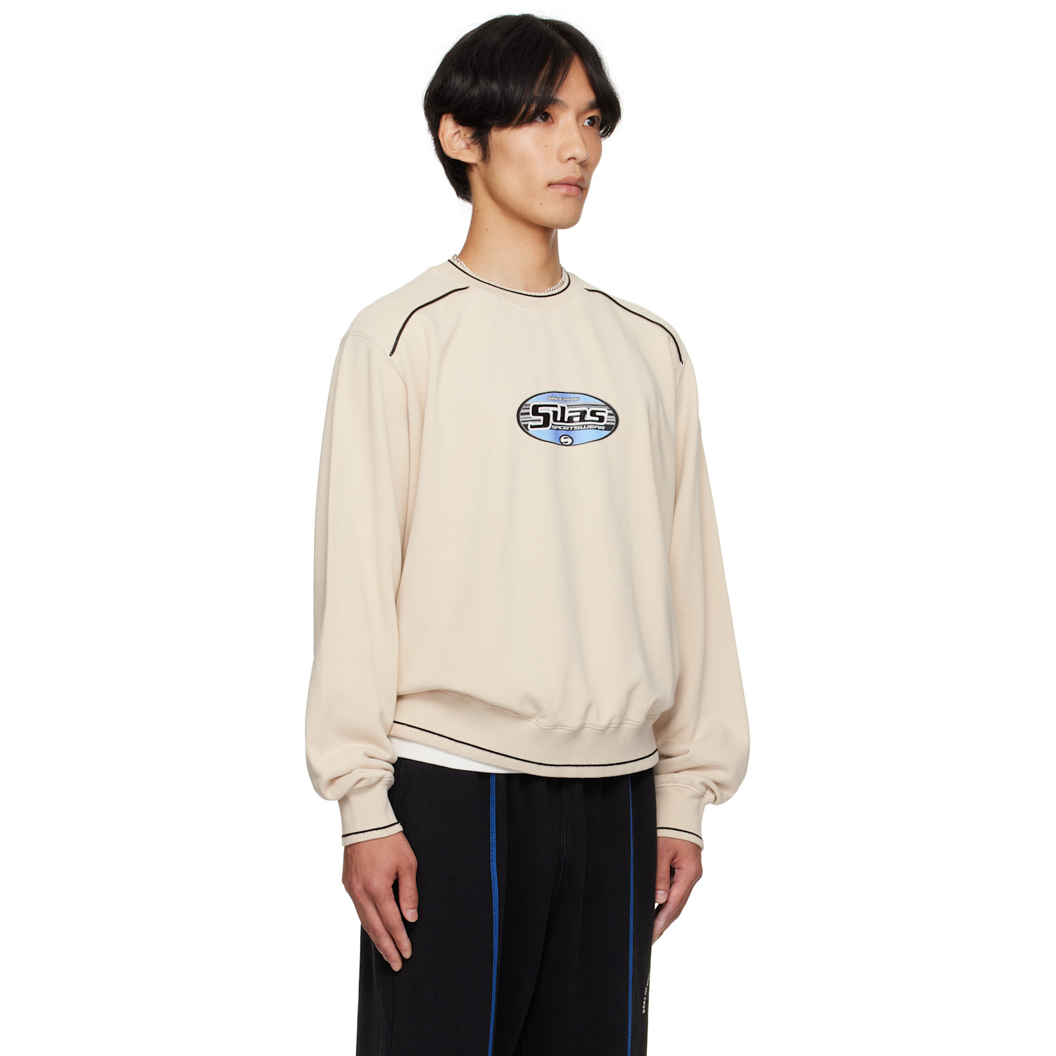 Silas Beige 'sportswear' Sweatshirt 