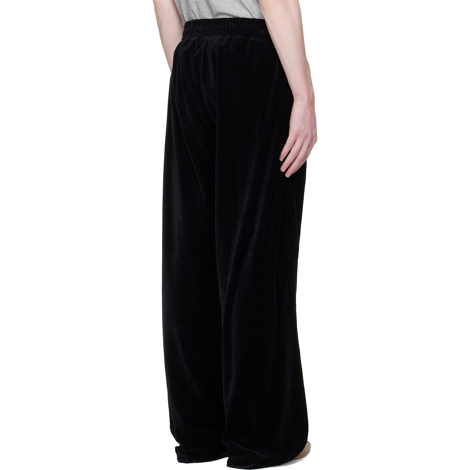  Commission Black Shift Velvet Track Pants 
