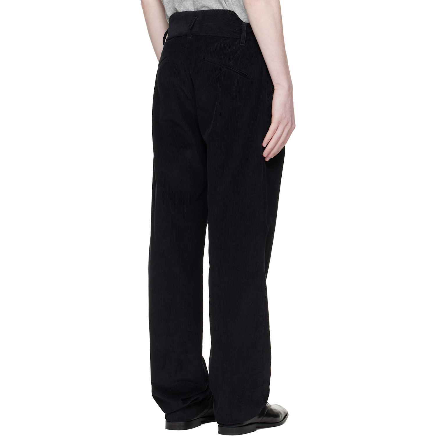  Commission Black Low-rise Boy Trousers 