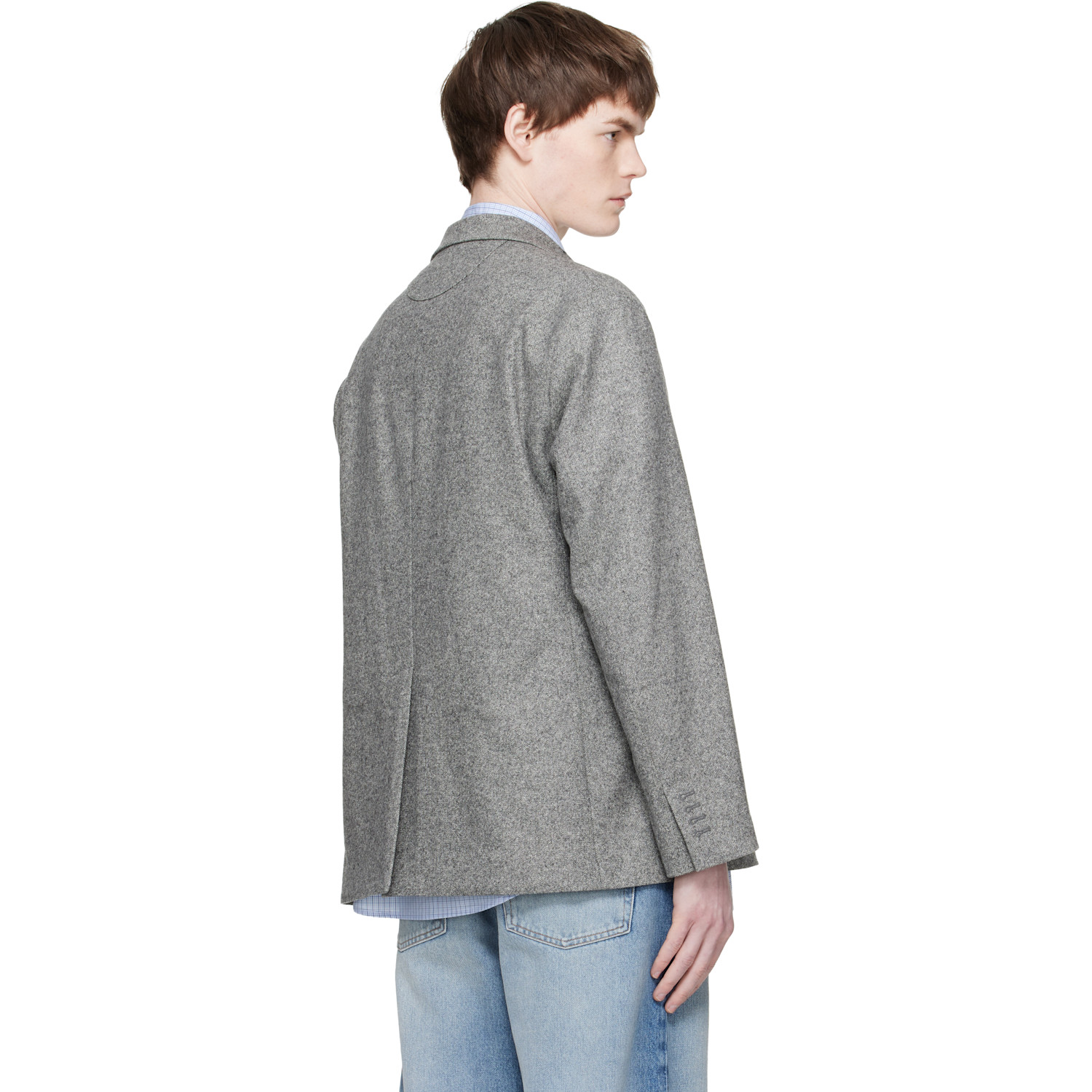  Commission Gray Varsity Blazer 