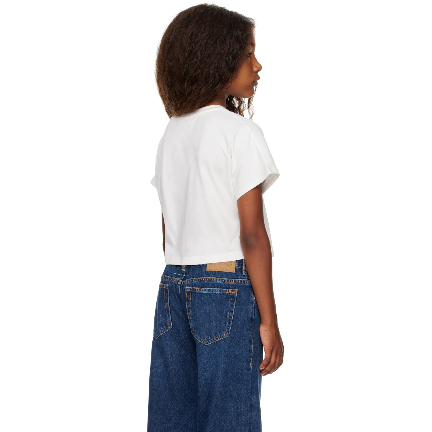 Versace Kids White 'versace' Logo T-shirt 