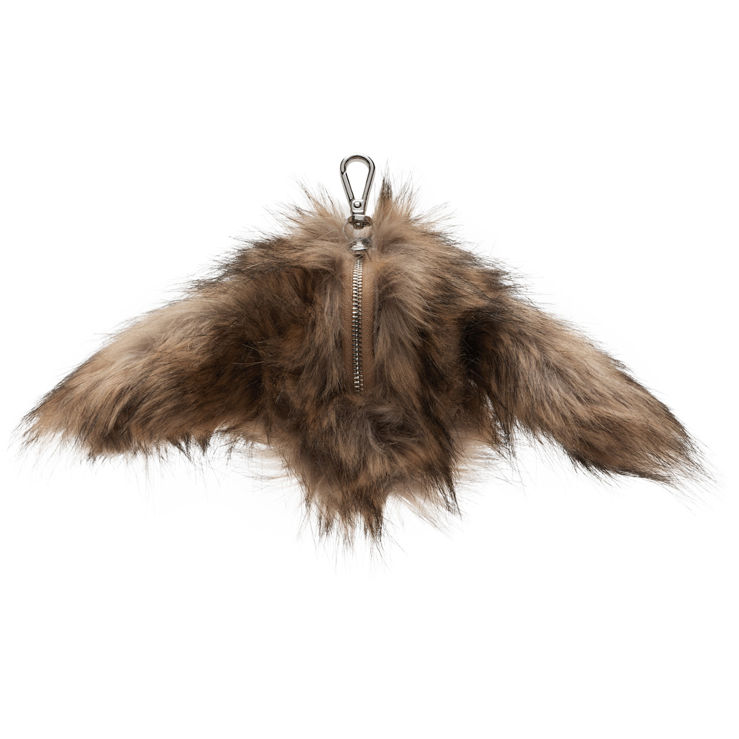  Simone Rocha Beige Faux Fur Hare Coin Purse Bag Charm 