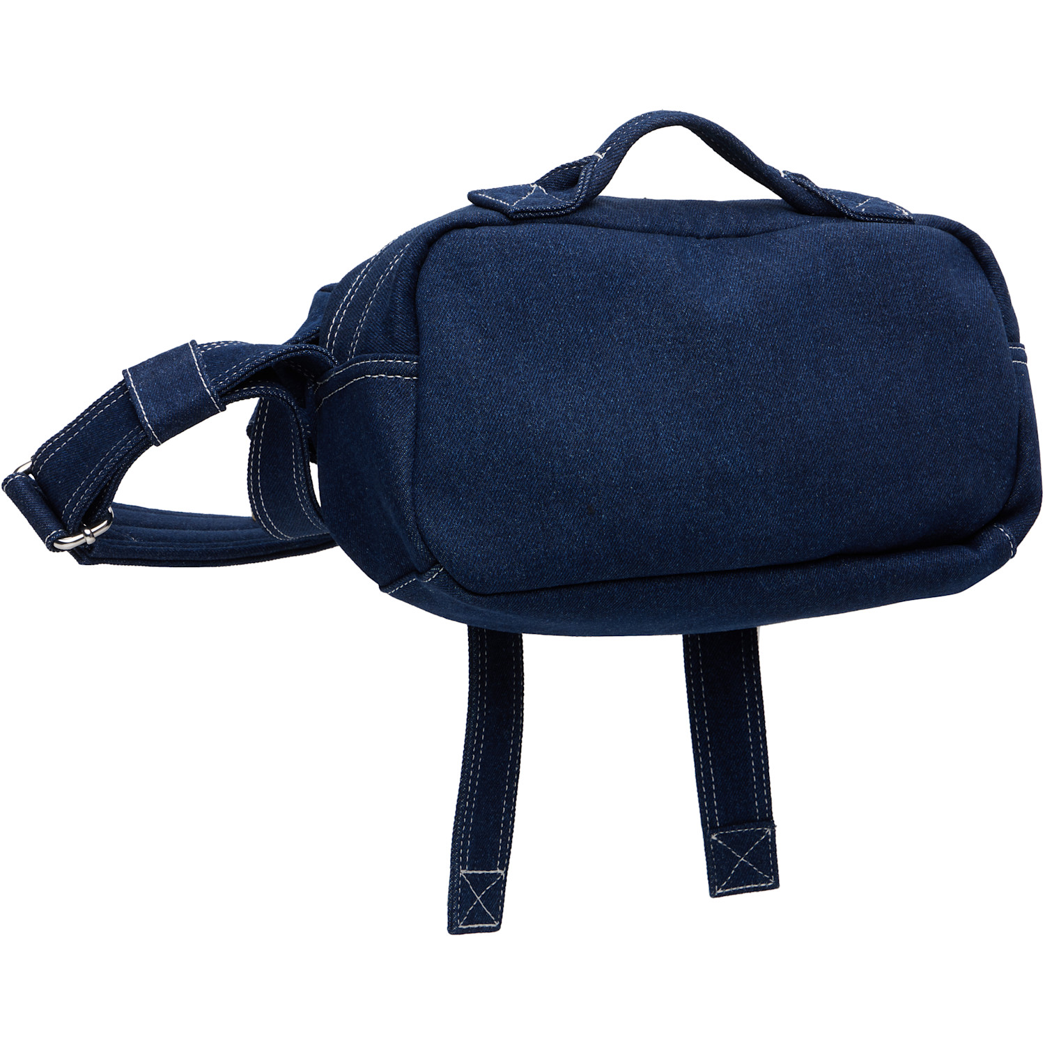  Simone Rocha Blue Beaded Classic Bow Crossbody Bag 