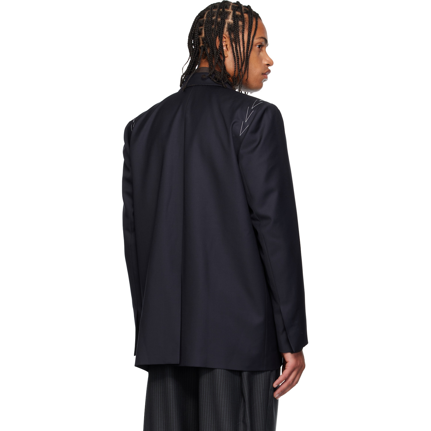  Sonia Carrasco Navy Fundamental Blazer 