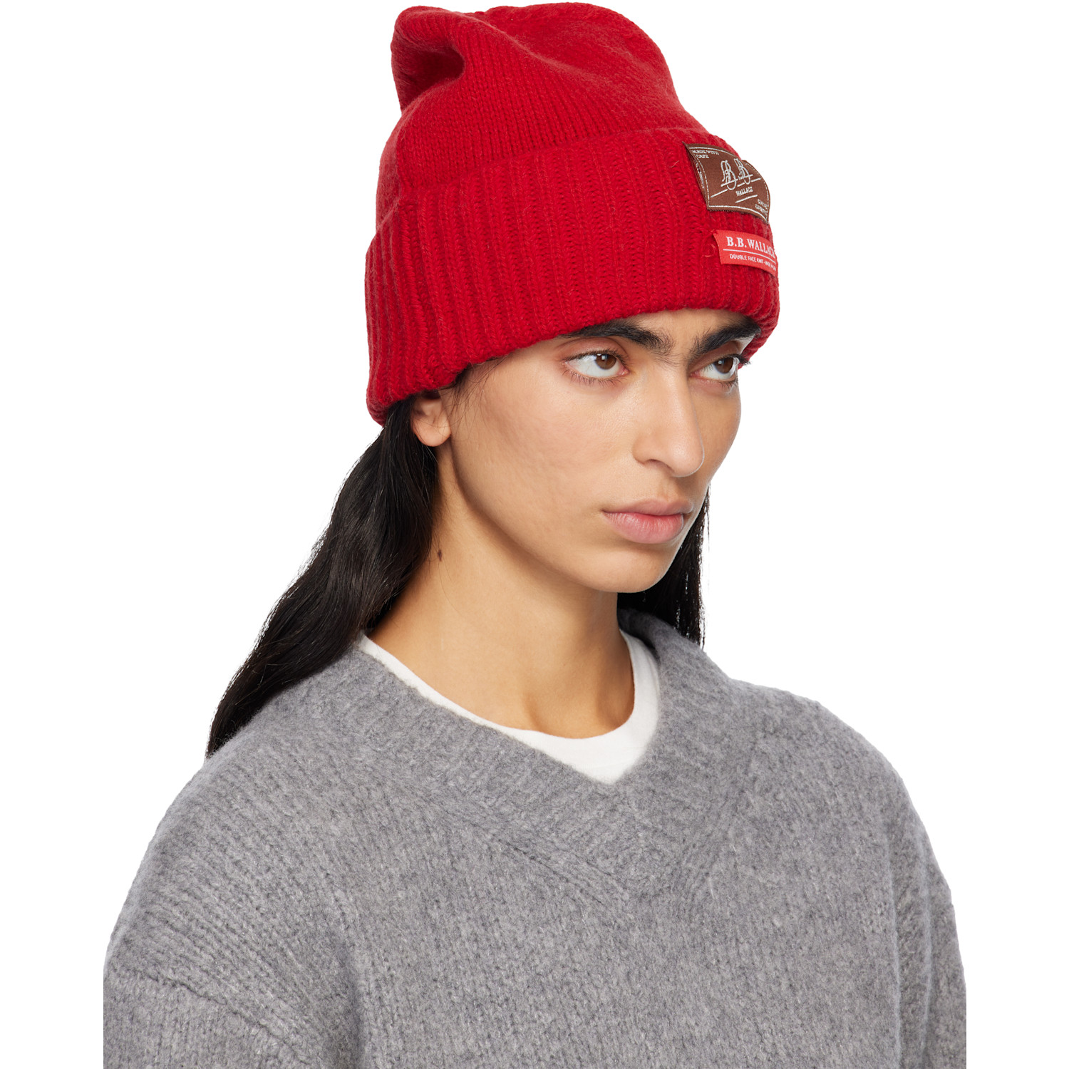  B.b. Wallace Red Peyton Beanie 