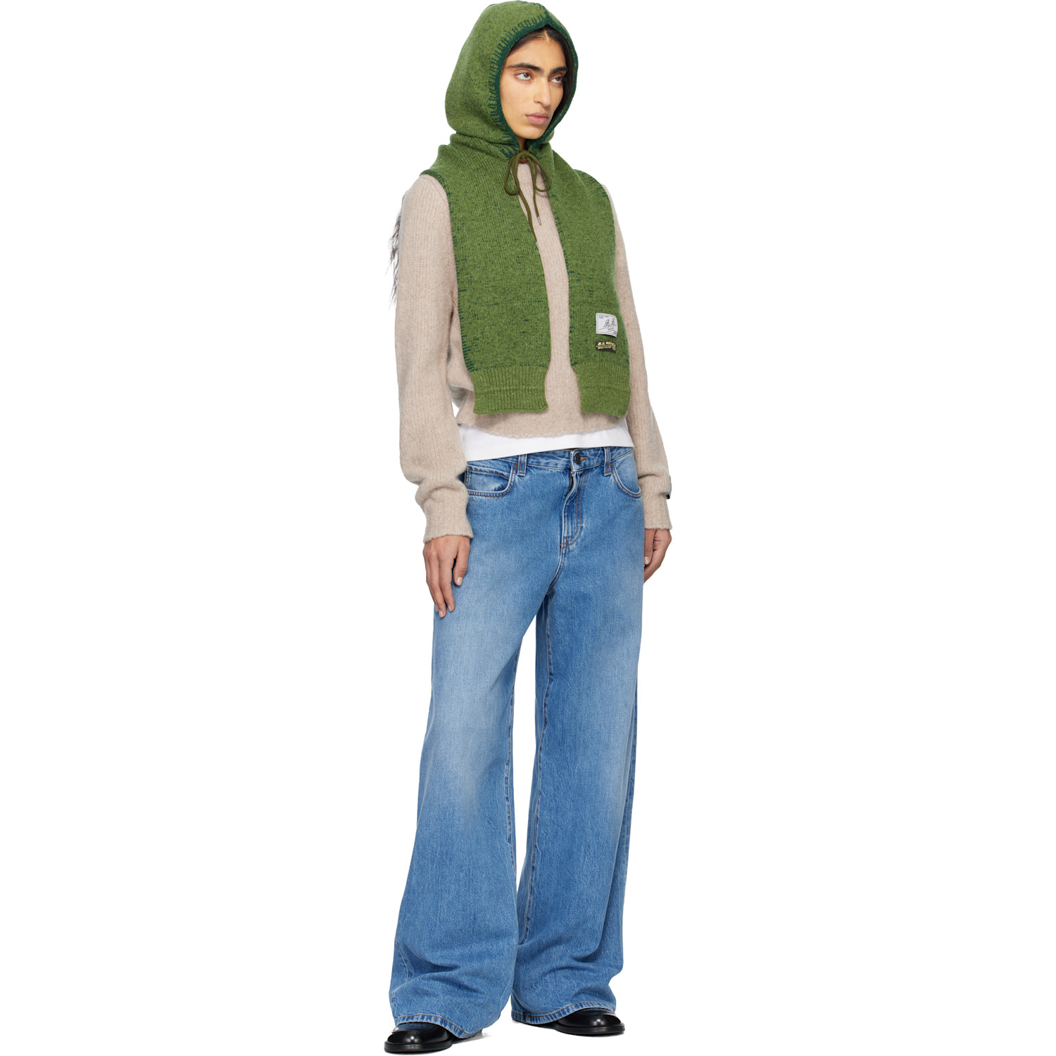  B.b. Wallace Green Blake Hood Scarf 