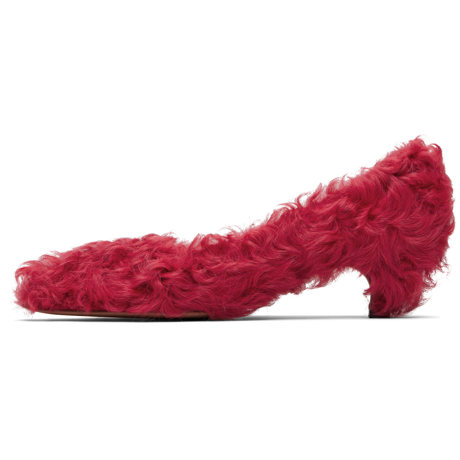  Undercover Red Furry Heels 