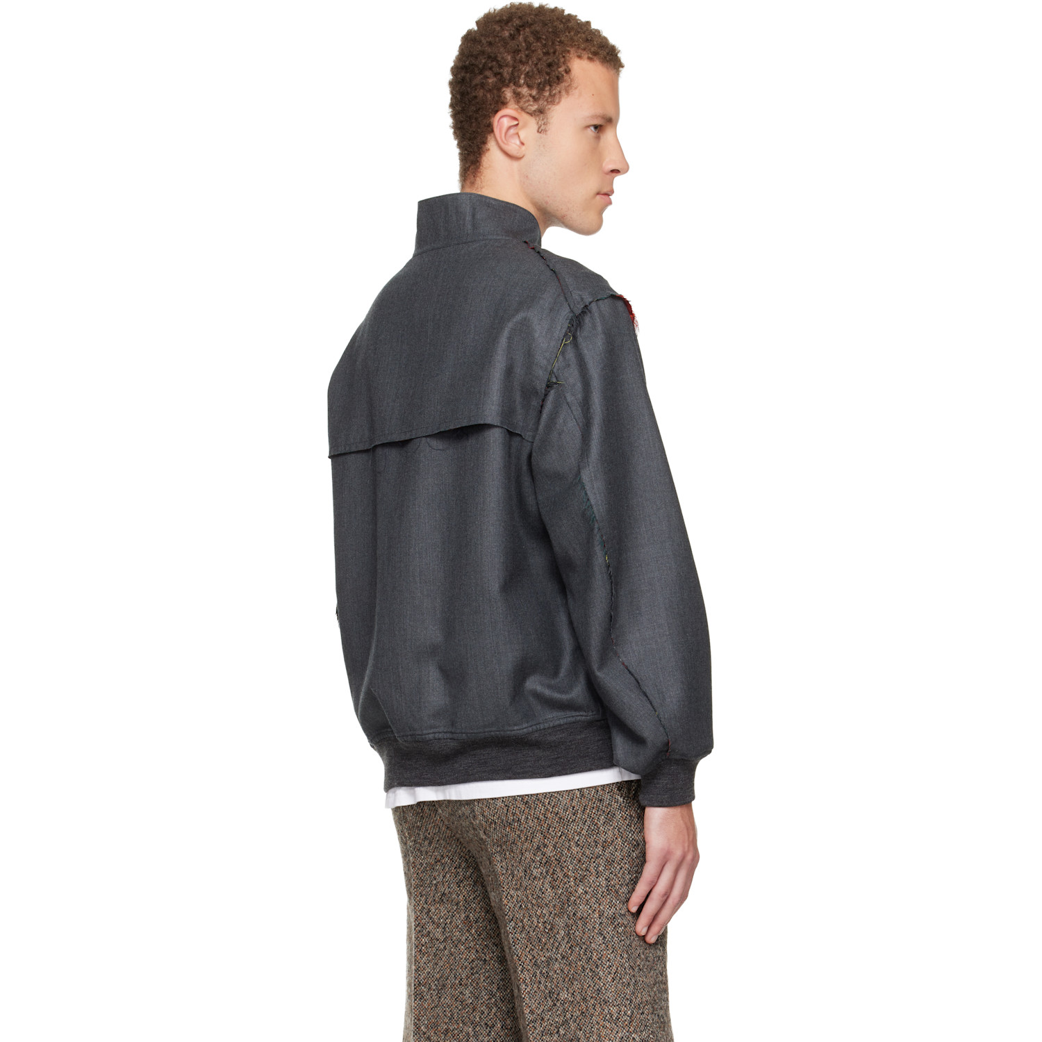  Undercover Gray Uc2e4211 Bomber Jacket 