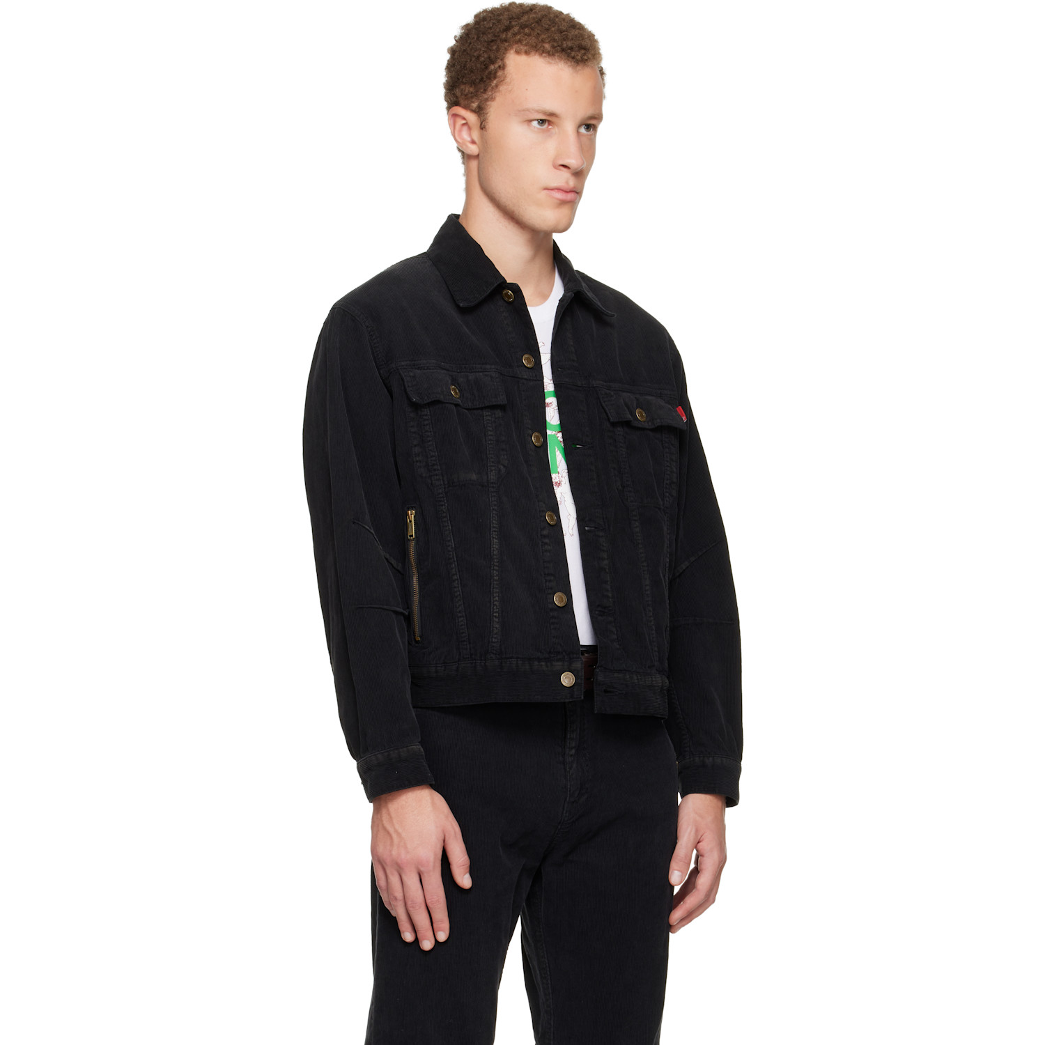  Undercover Black Uc2e4209-1 Denim Jacket 