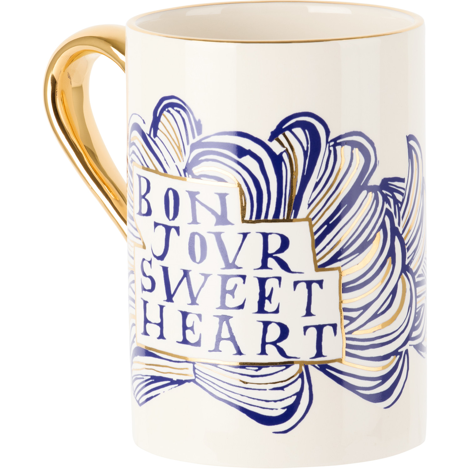  L'objet White & Gold Ruan Hoffmann Edition 'sweetheart' Mug 