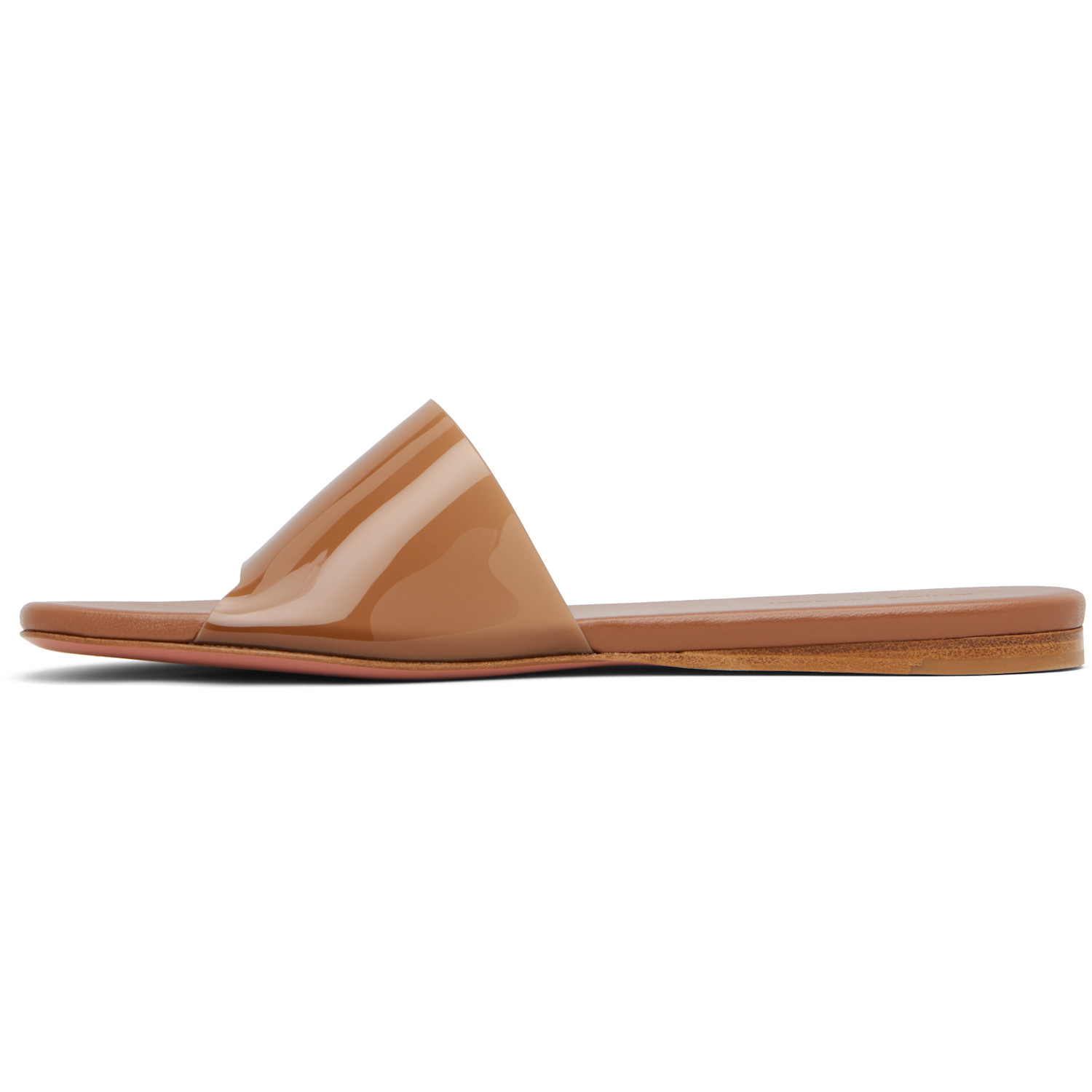  Amina Muaddi Brown Bianca Sandals 
