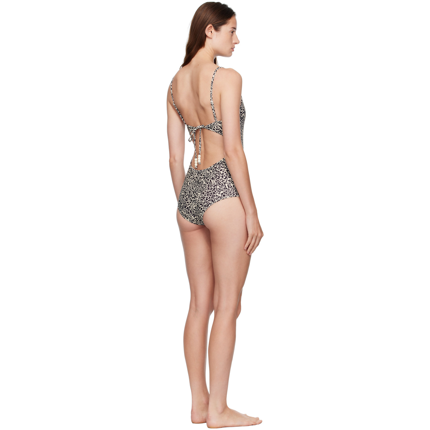  Bellini Bikini White Saona Cheetah Swimsuit 