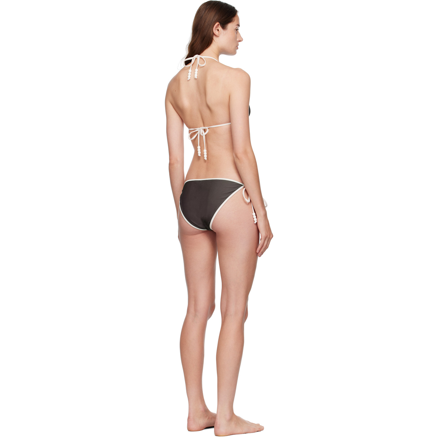  Bellini Bikini Ssense Exclusive Brown & White Daphne Bikini 