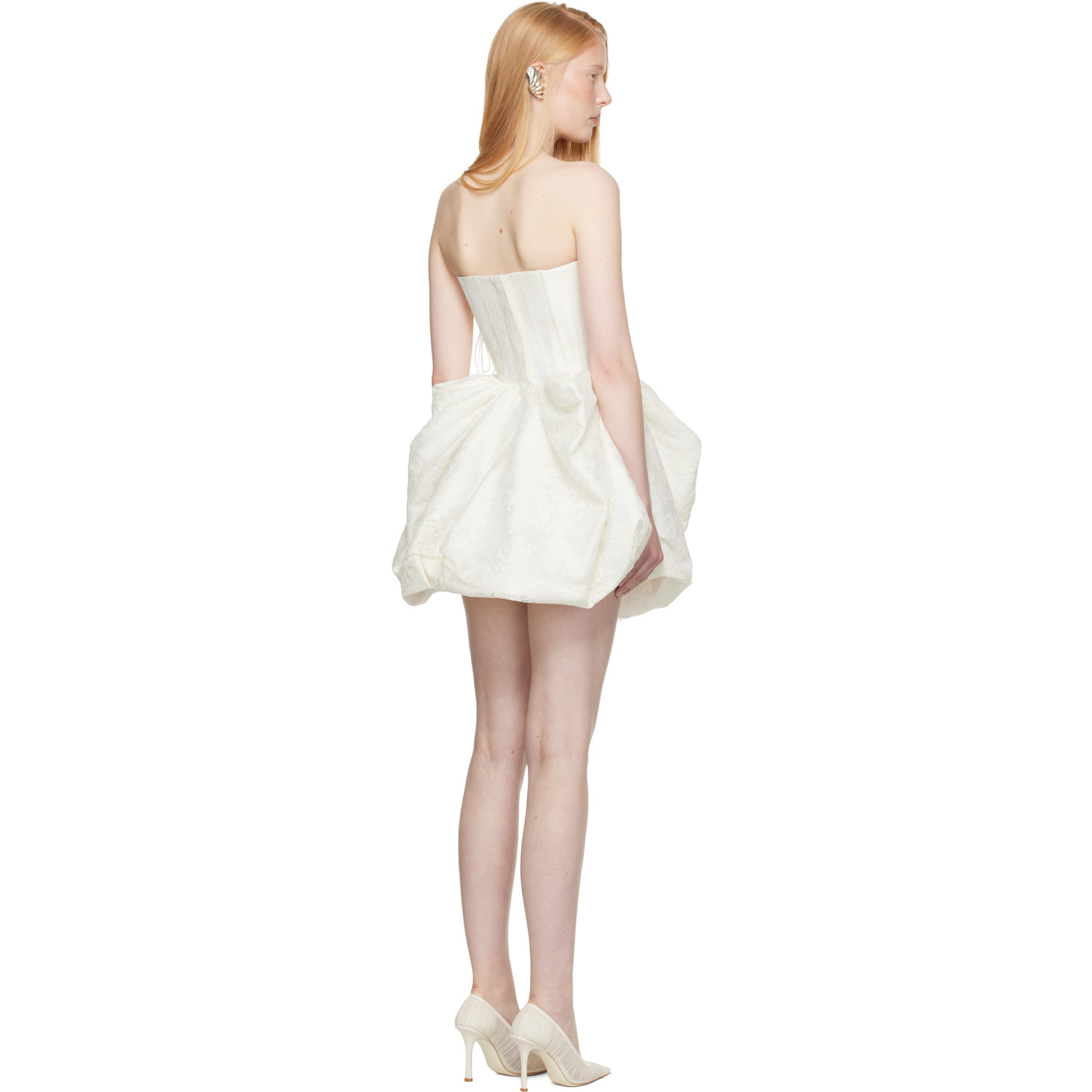  Wed Ssense Bridal Capsule Guen Minidress 