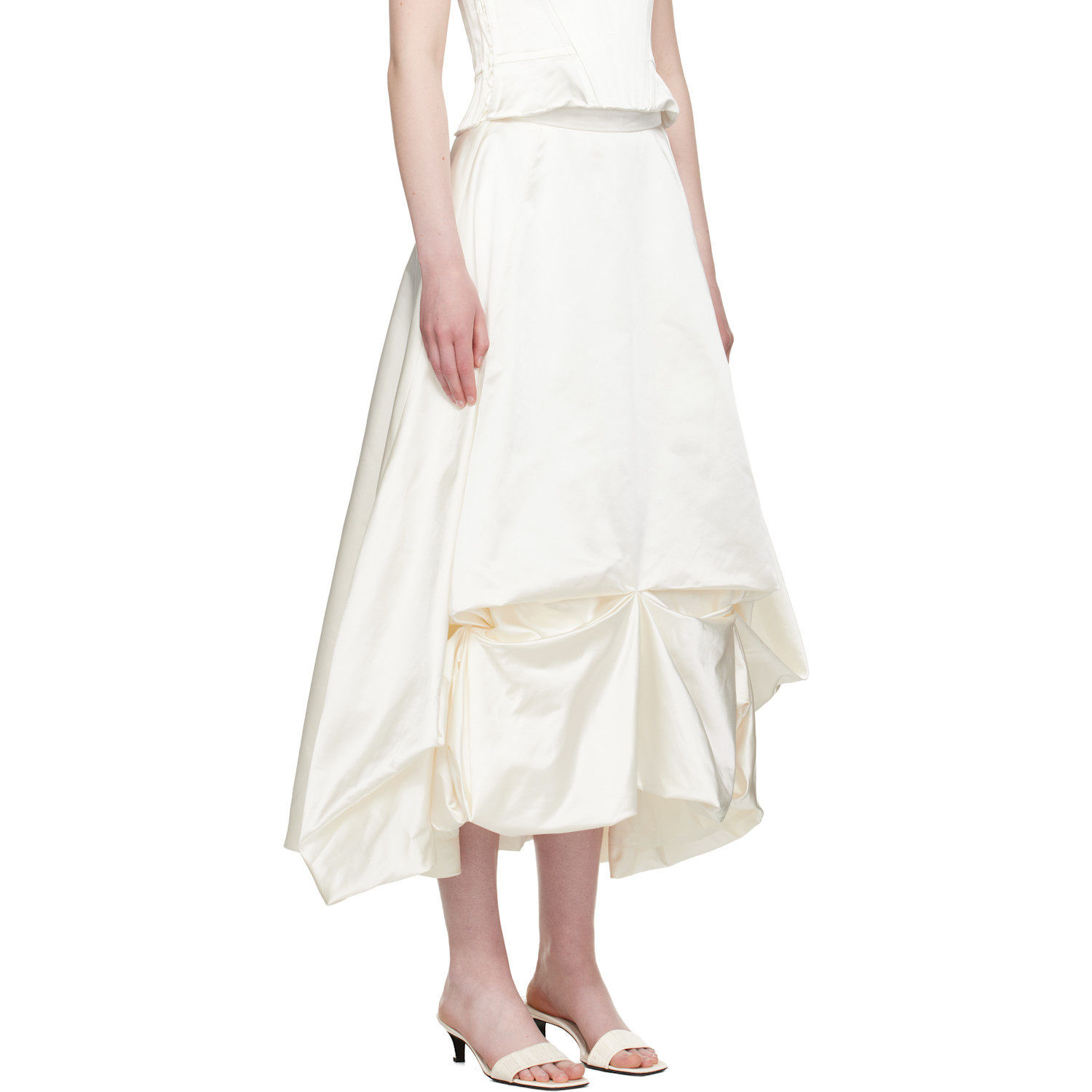  Wed Ssense Bridal Capsule Lola Maxi Skirt 