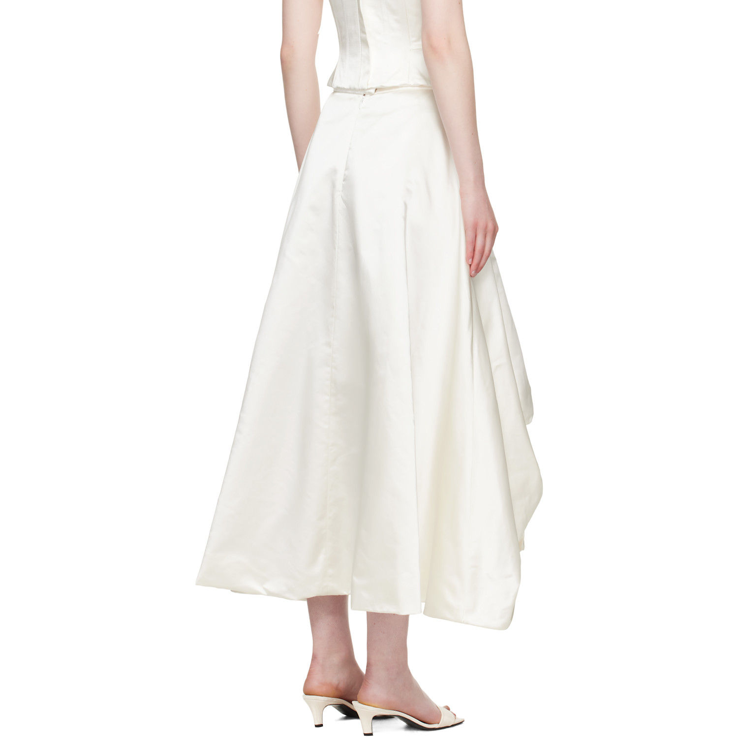  Wed Ssense Bridal Capsule Lola Maxi Skirt 