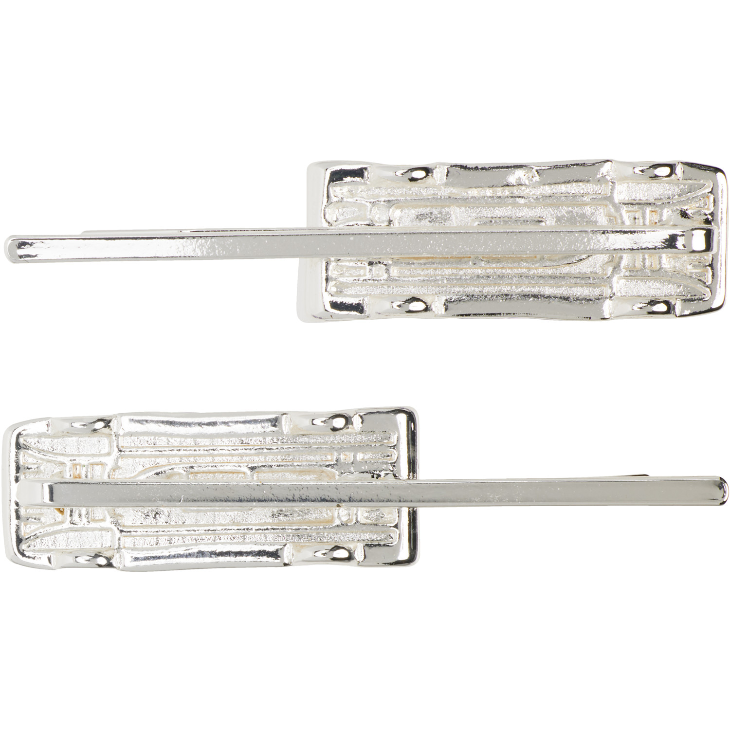  Marland Backus Silver & Navy Traffic Jam Hairpin Set 