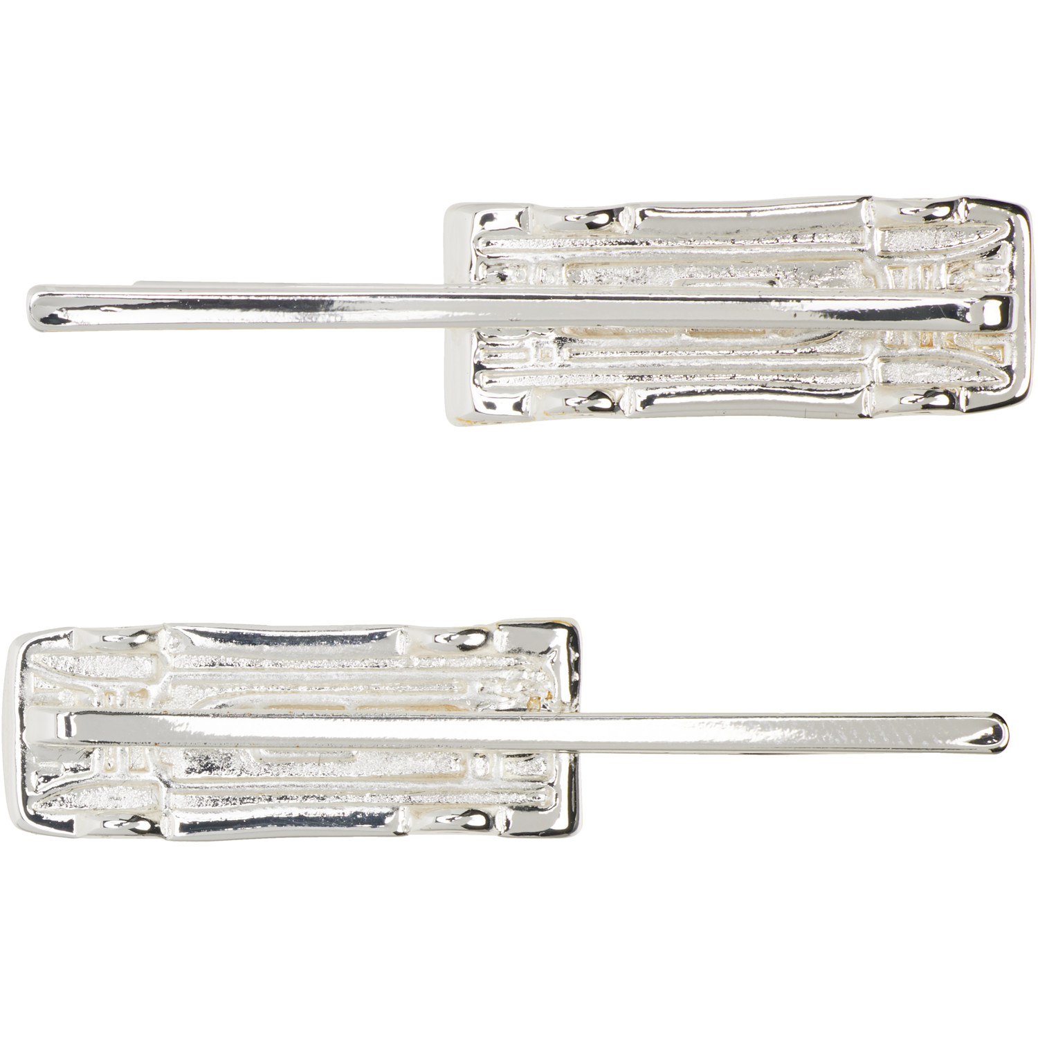  Marland Backus Silver & Yellow Traffic Jam Hairpin Set 