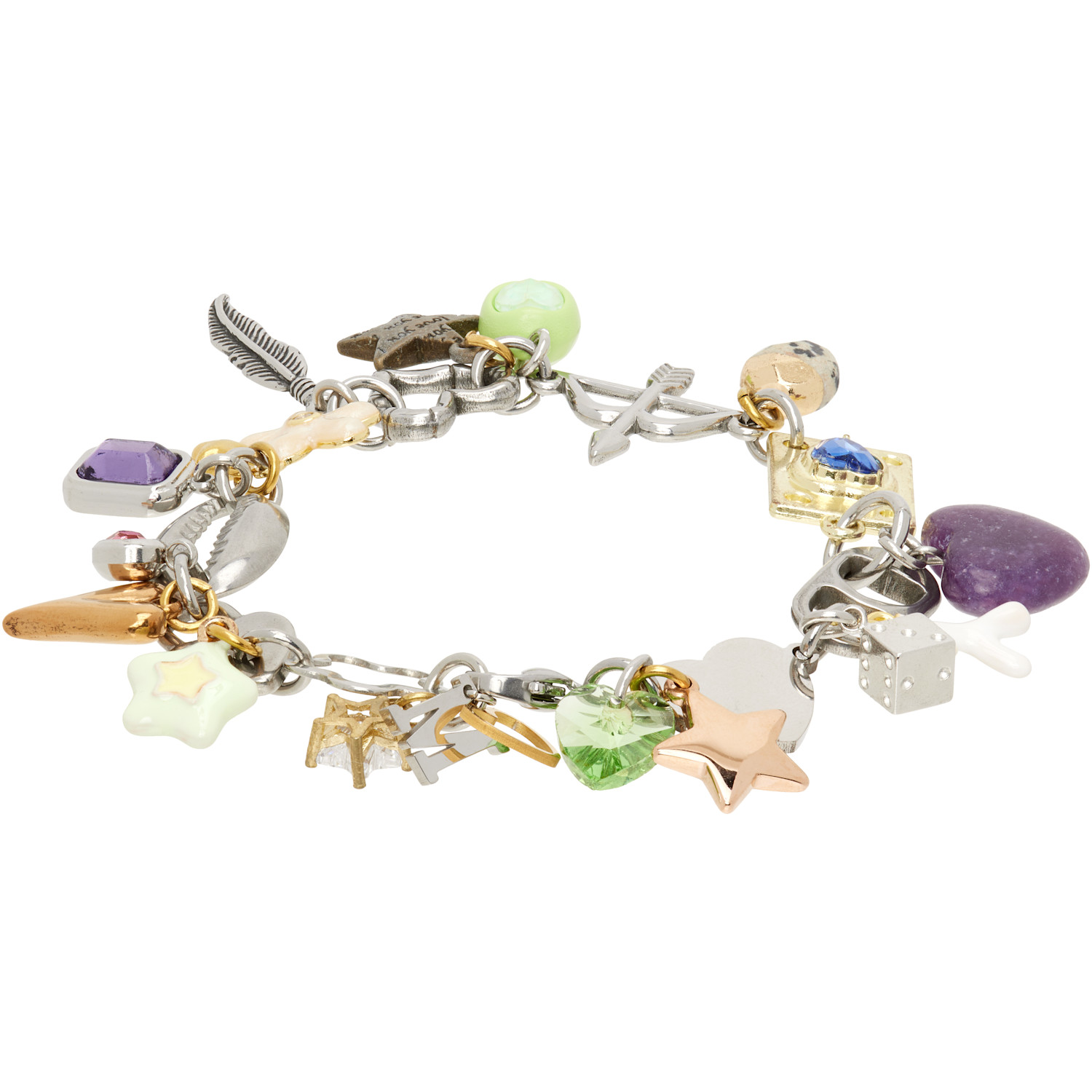  Marland Backus Misty Charm Bracelet 