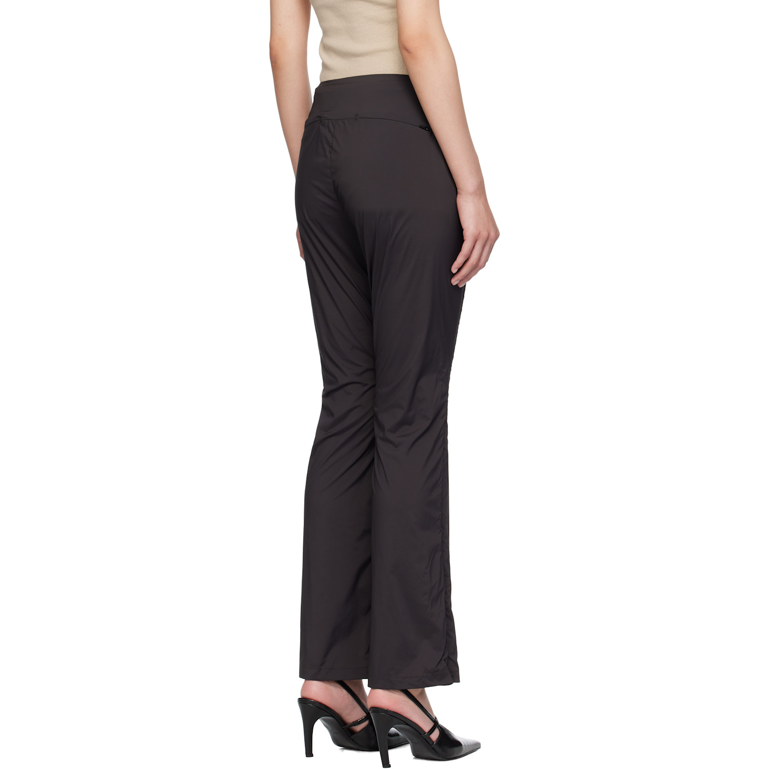  Amomento Gray Side Vent Trousers 