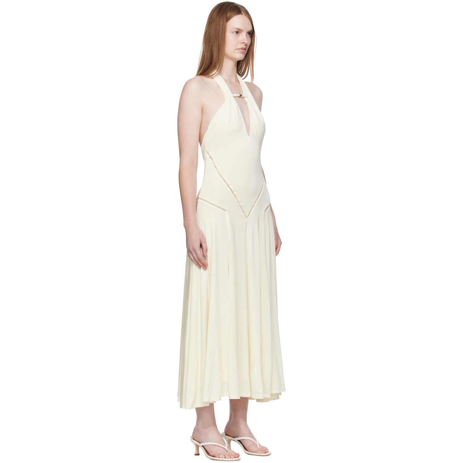  Paris Georgia Off-white Ken Maxi Dress 