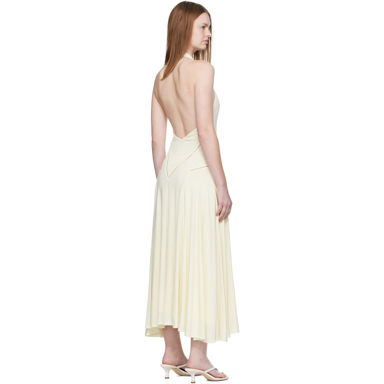  Paris Georgia Off-white Ken Maxi Dress 
