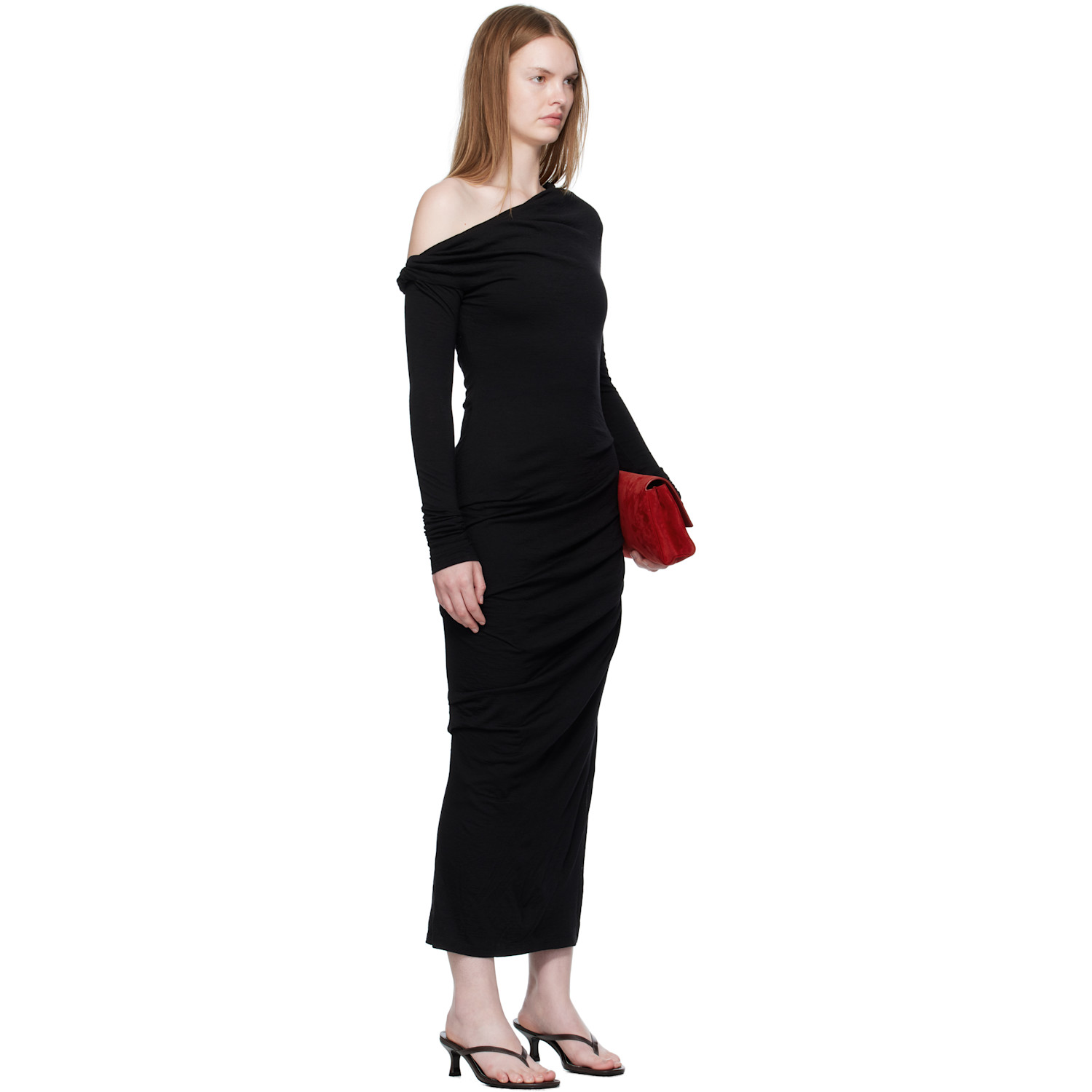  Paris Georgia Black Elemental Manahou Maxi Dress 