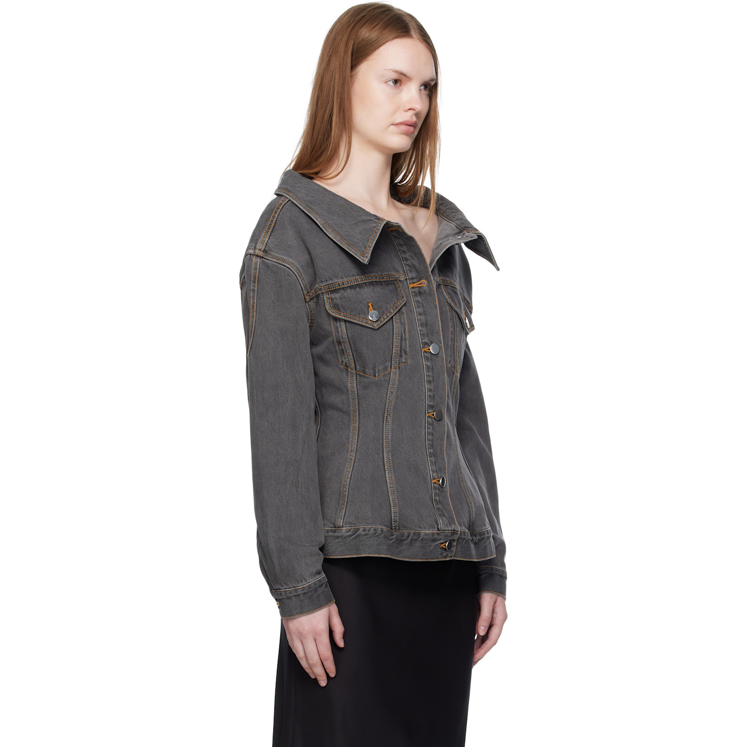  Paris Georgia Gray Jemimah Denim Jacket 