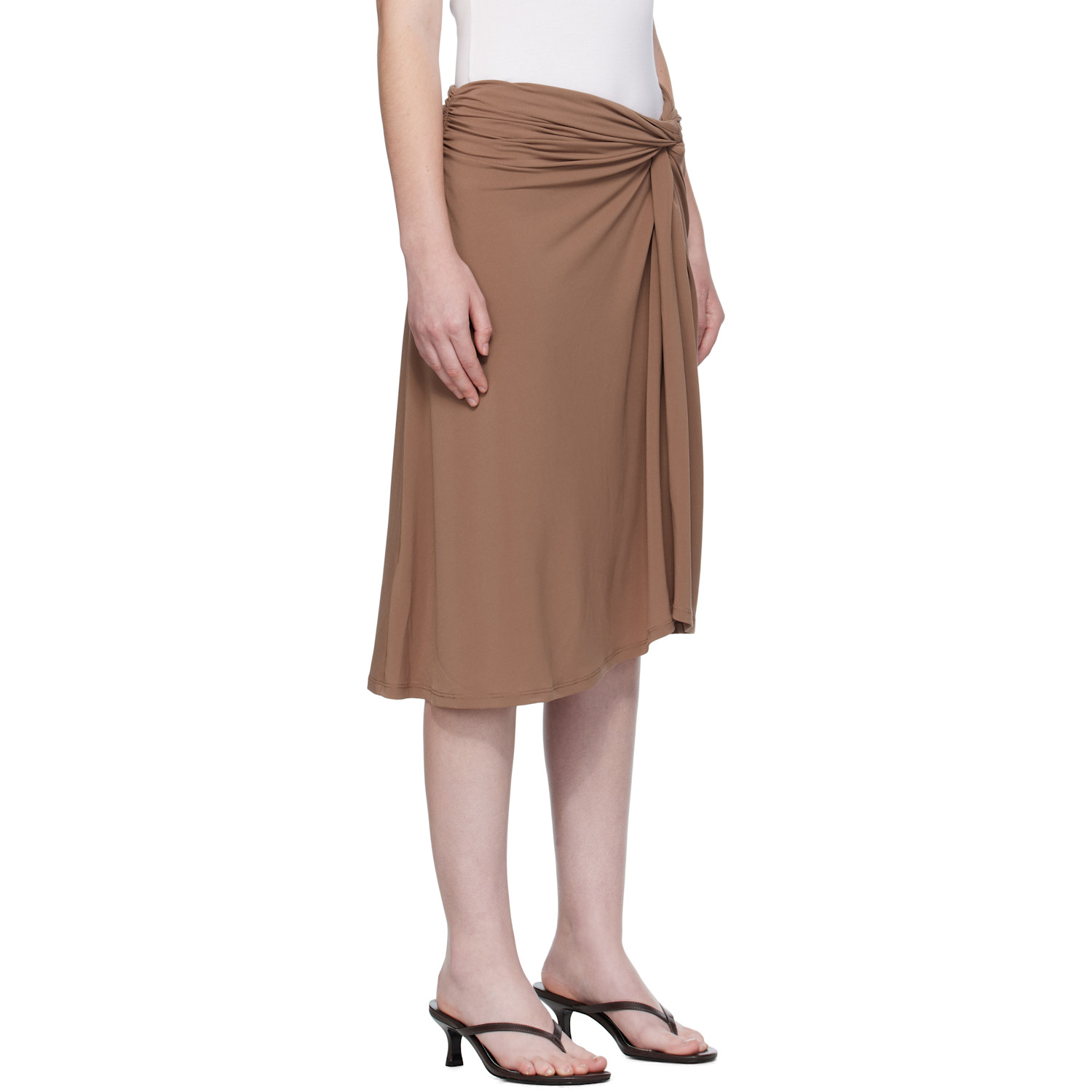  Paris Georgia Brown Elemental Ida Midi Skirt 