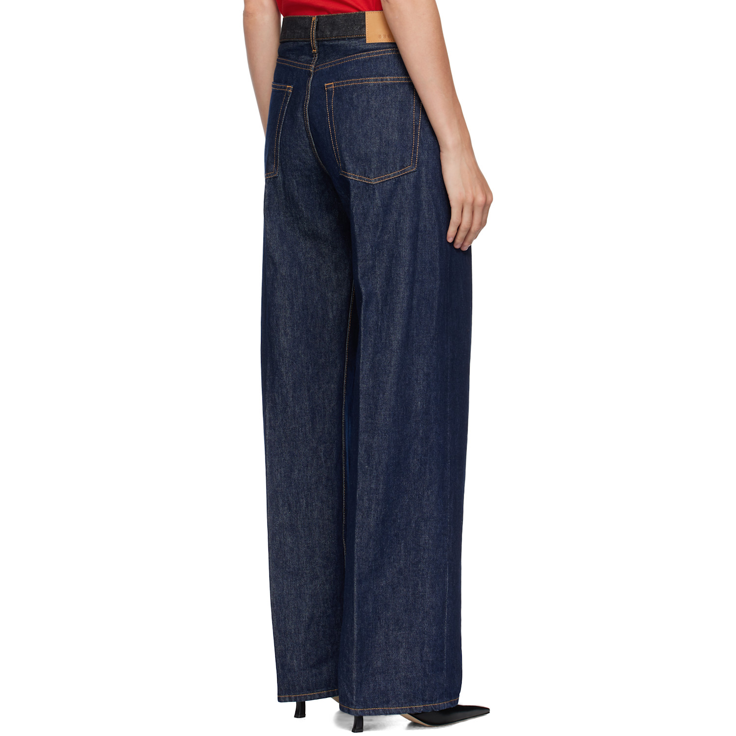  6397 Blue Contrast Wb Jeans 