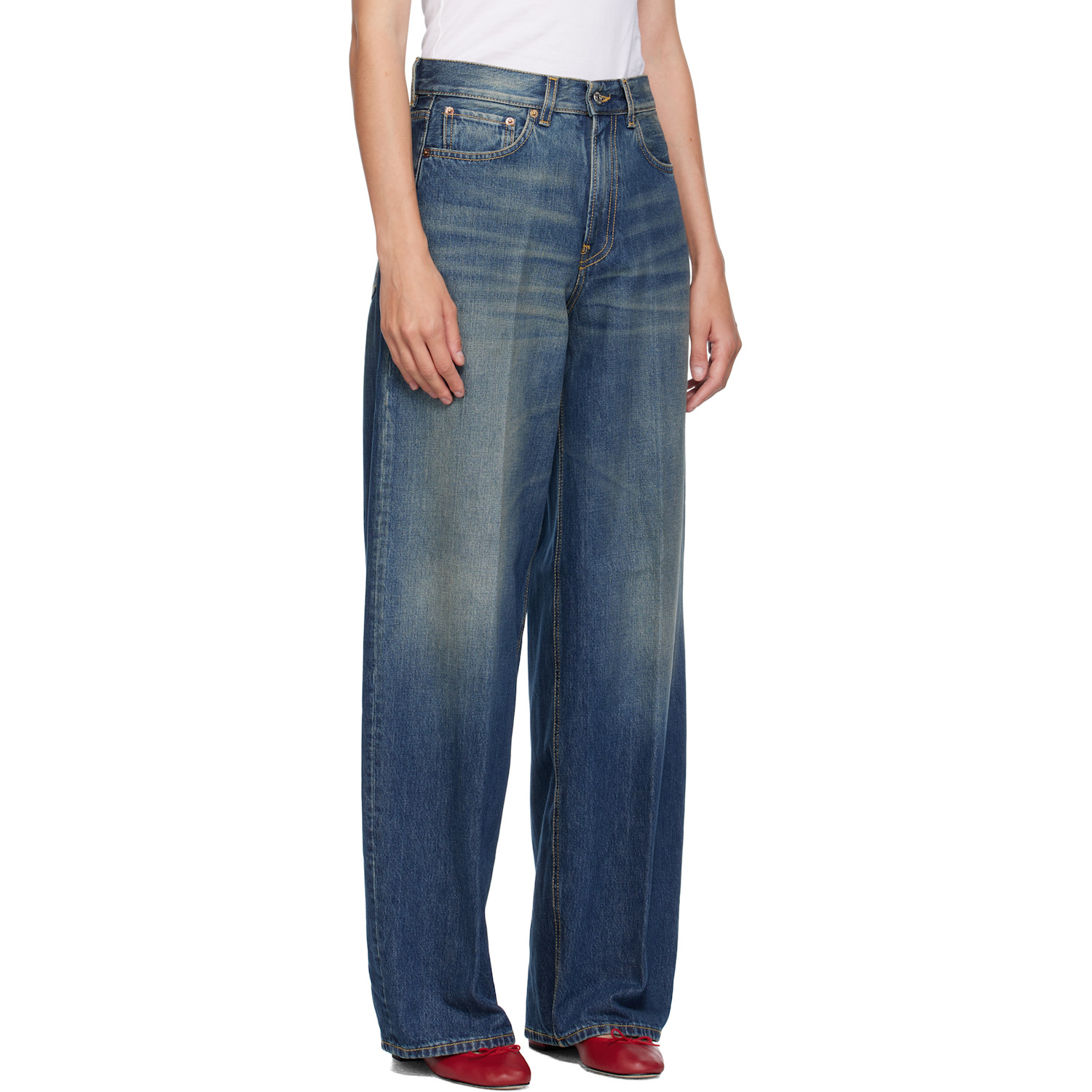  6397 Blue Loose Roomy Jeans 
