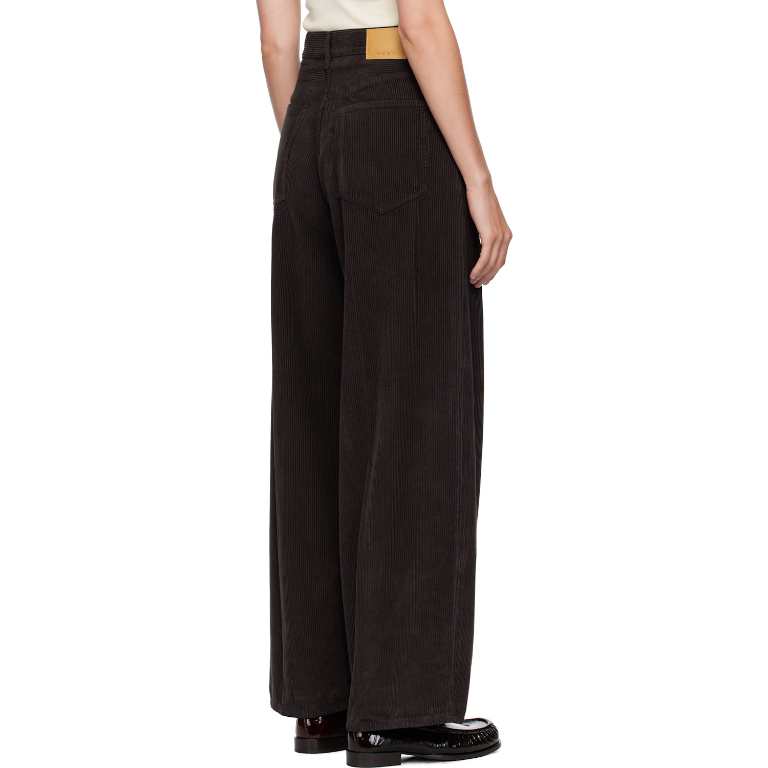  6397 Brown Loose Roomy Trousers 