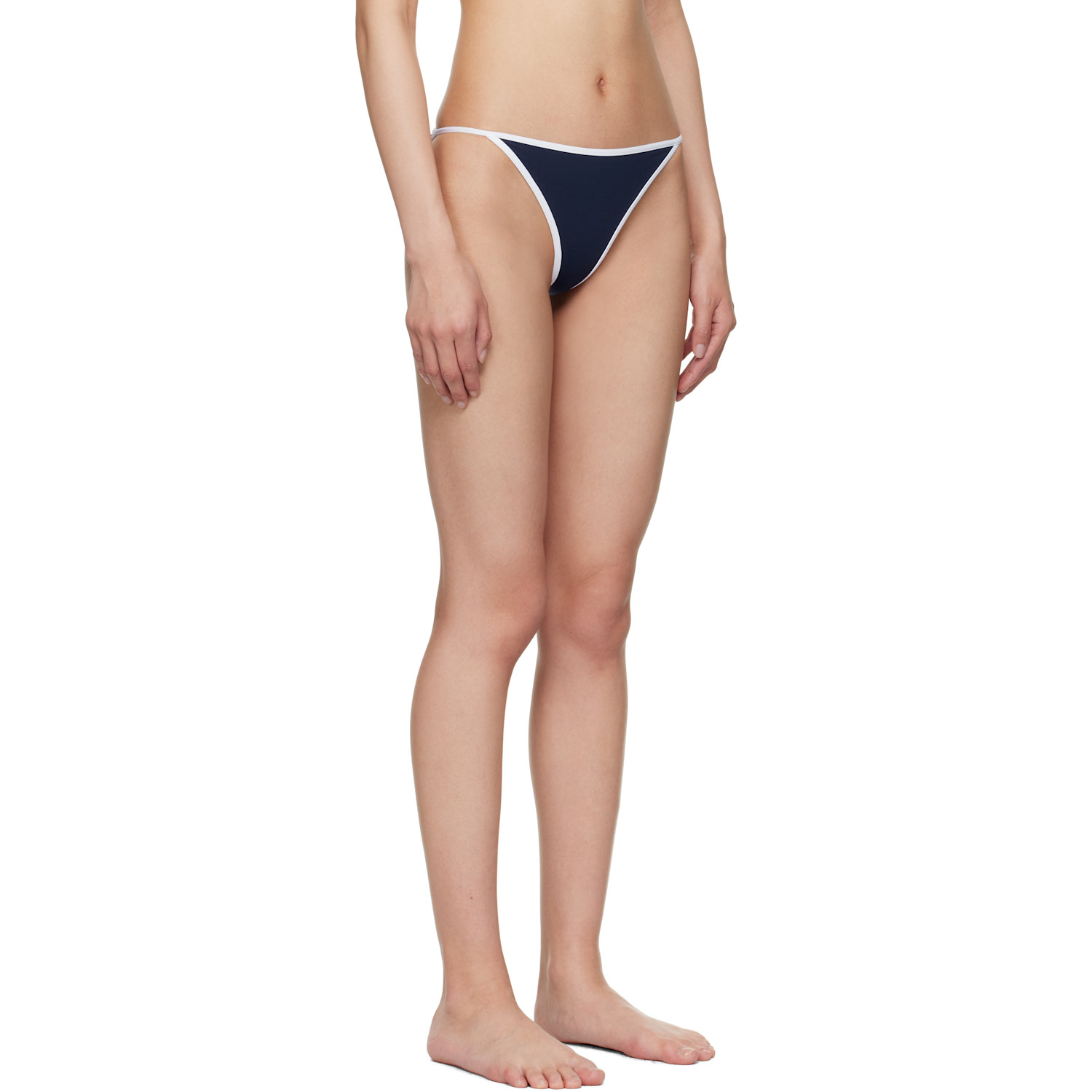  Sporty & Rich Navy Kate Bikini Bottom 