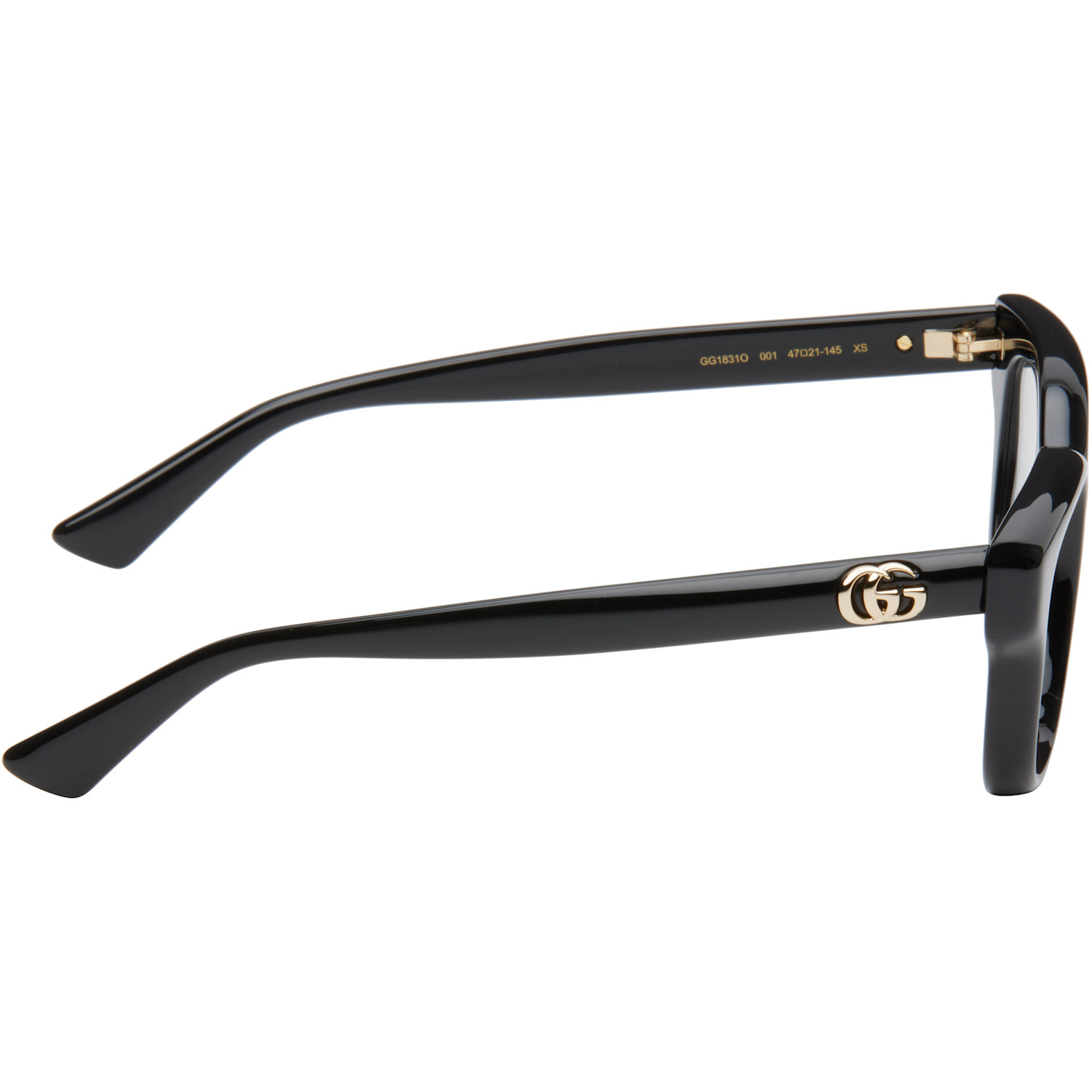  Gucci Black Square Glasses 