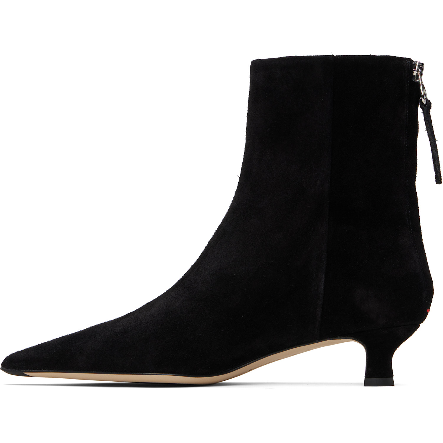  Aeyde Black Zoe Suede Boots 