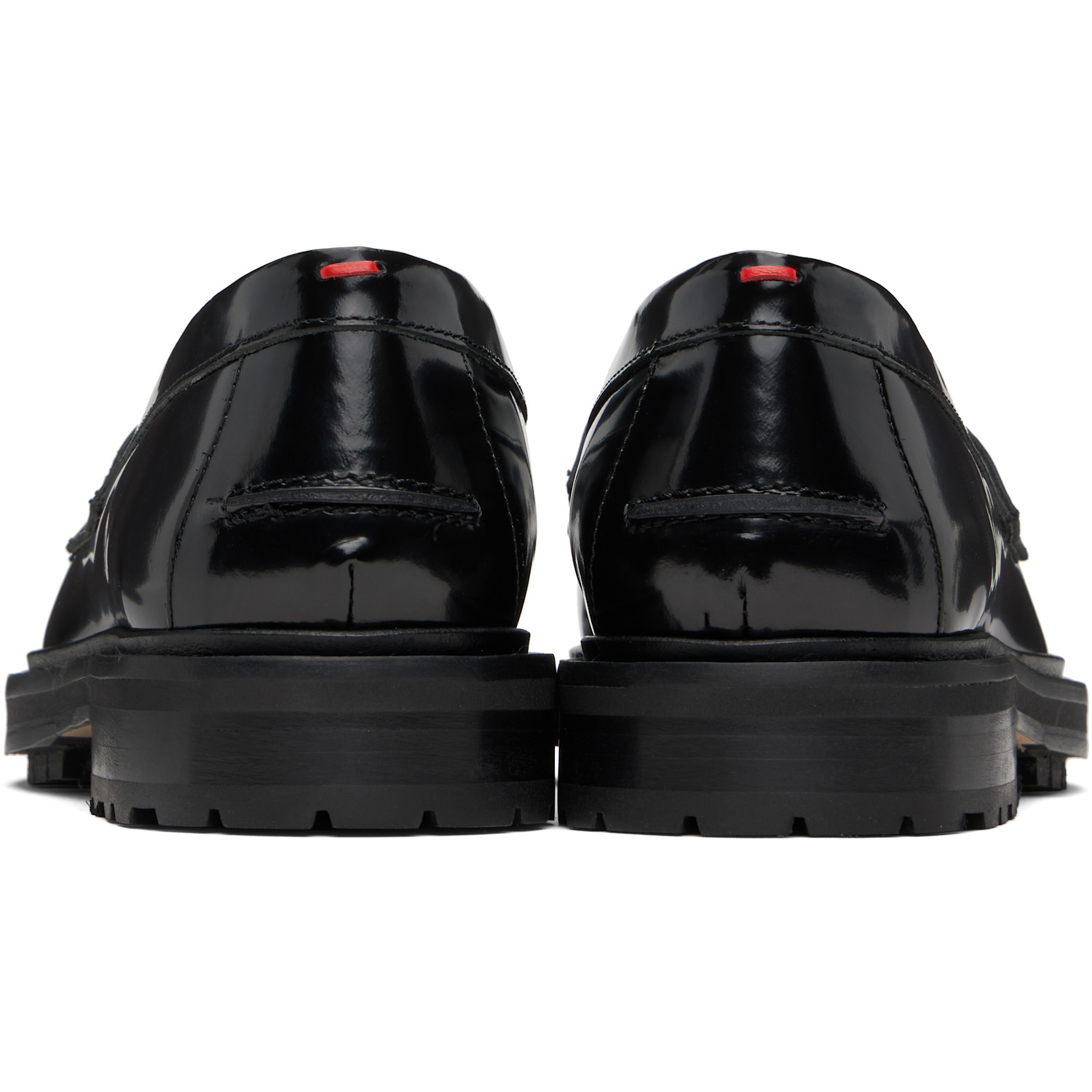  Aeyde Black Leon Loafers 
