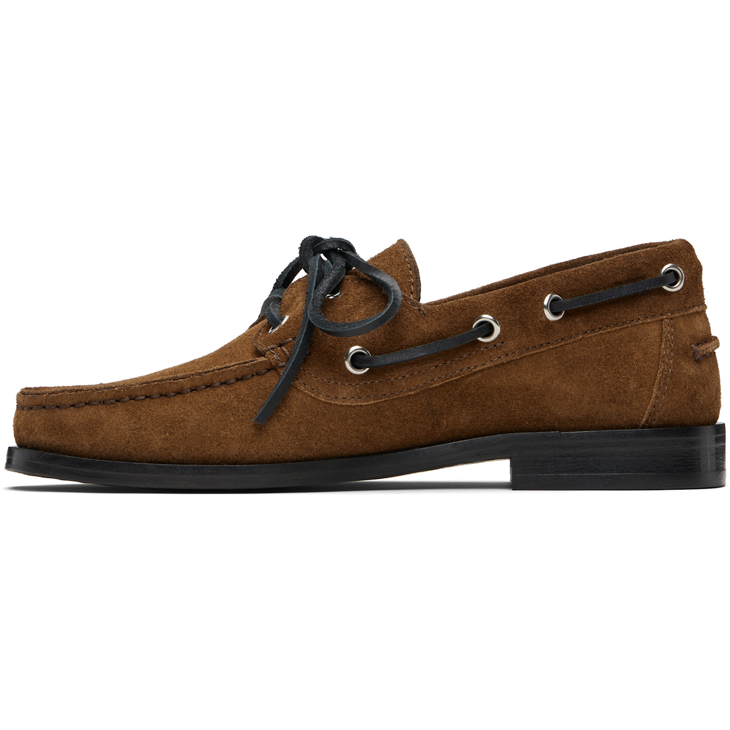  Aeyde Tan Harris Suede Boat Shoes 