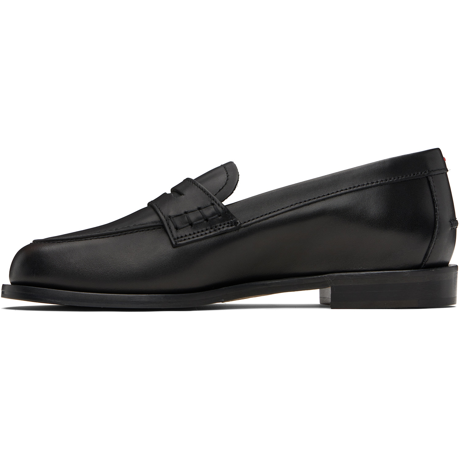 Aeyde Black Oscar Leather Loafers 