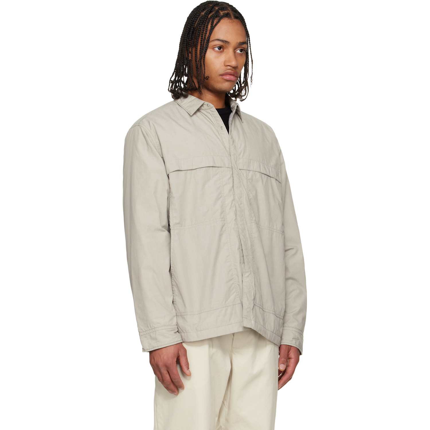  Nanamica Beige Insulation Shirt Jacket 