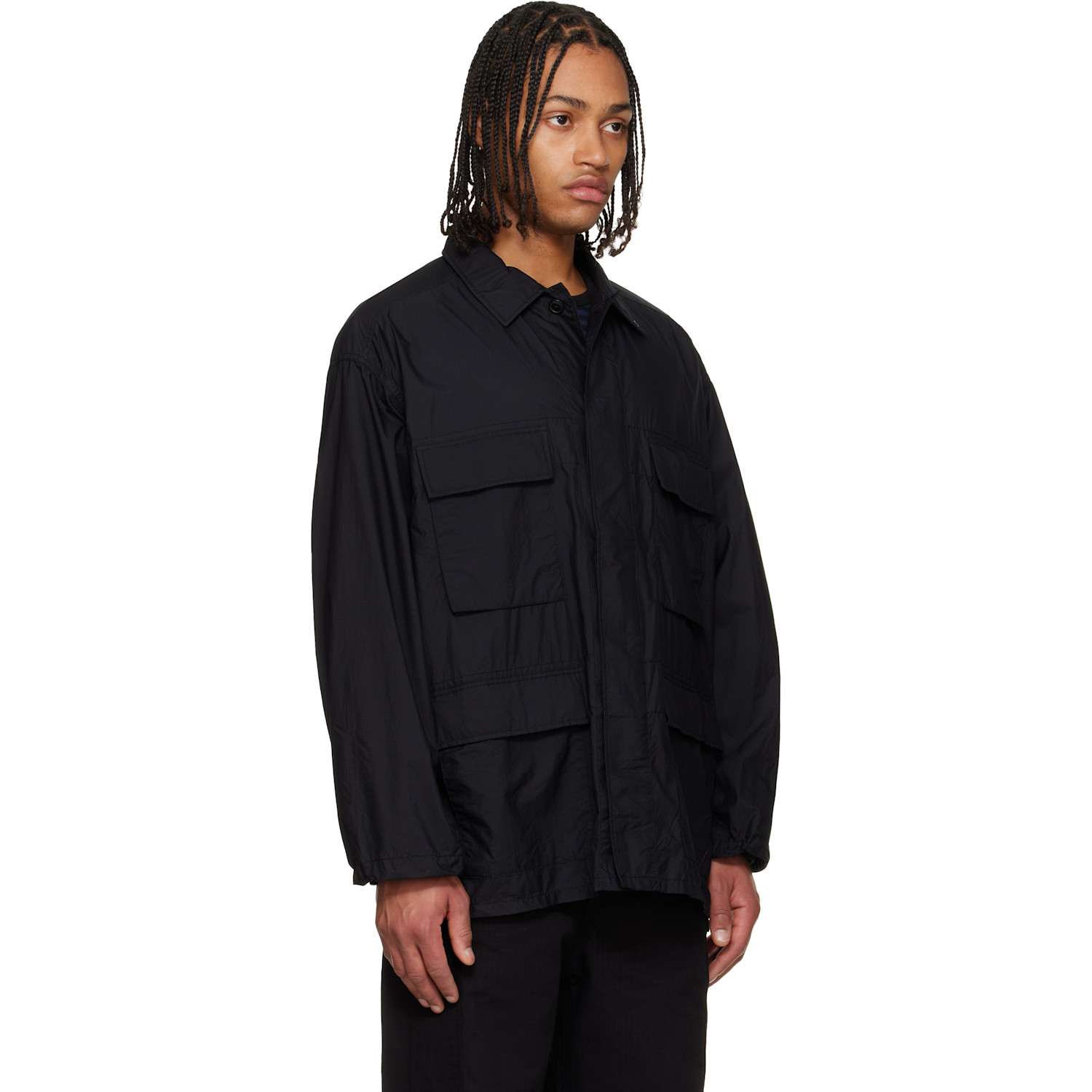  Nanamica Black Light Weight Field Jacket 