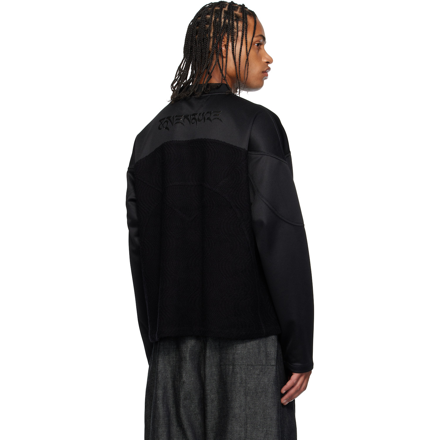 Namesake Black Keith Long Sleeve Jersey Sweatshirt 