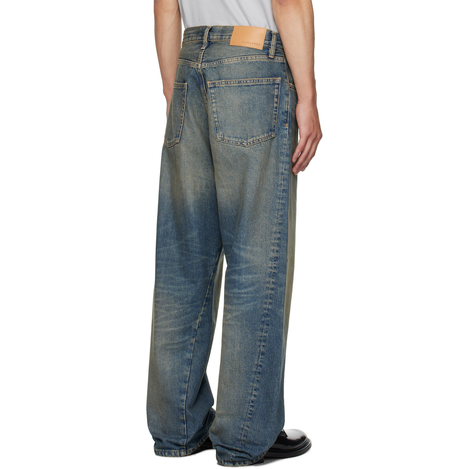  Sunflower Blue Wide Twist Jeans 