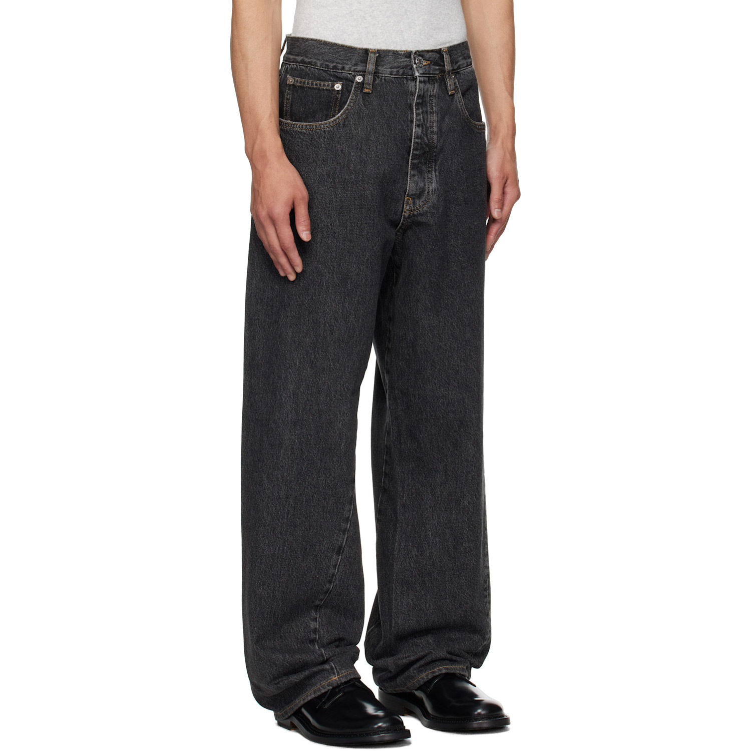  Sunflower Black Wide Twist Jeans 